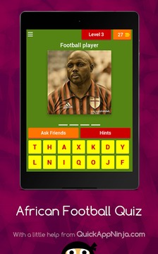 African Football Players Quiz游戏截图5