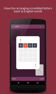 Wordit -Arrange Shuffled Words游戏截图1
