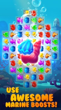 Fish Frenzy Match 3游戏截图2