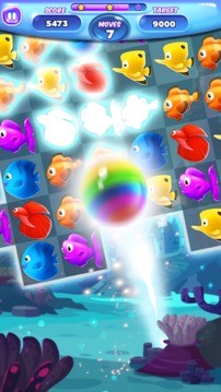 Fish Frenzy Match 3游戏截图5
