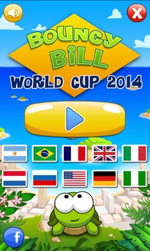 Bouncy Bill World-Cup游戏截图1