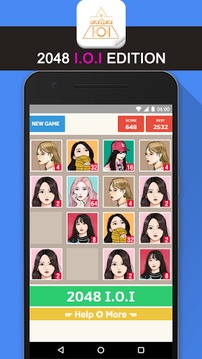 2048 I.O.I KPop Game游戏截图2