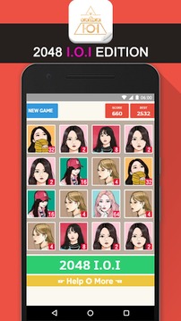 2048 I.O.I KPop Game游戏截图3