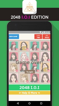 2048 I.O.I KPop Game游戏截图4