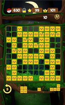 BlockPuzzle Pikachu 块拼图皮卡丘在森林里游戏截图3