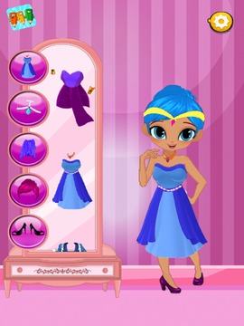Shine princess Dress up game游戏截图3