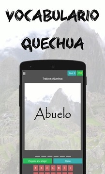 Vocabulario Quechua游戏截图1