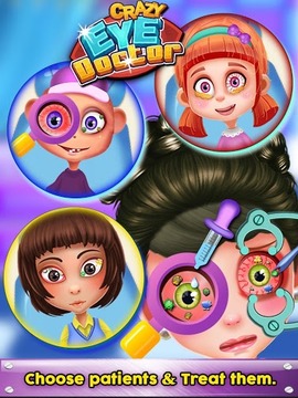 疯狂的眼科医师，儿童眼部护理游戏截图3