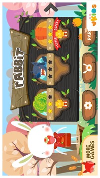 Kids Animal Game - The Rabbit游戏截图1