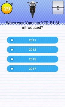 Quiz for Yamaha YZF-R1 M Fans游戏截图3