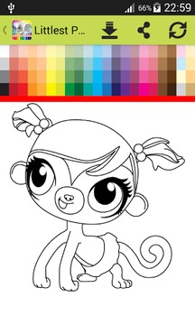 Coloring Book Little Pet Shop游戏截图2