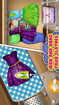 Kids Ironing & Laundry Cleanup游戏截图5