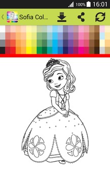 Coloring Book for Sofia游戏截图2