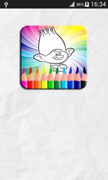 Coloring Book for Trolls游戏截图1