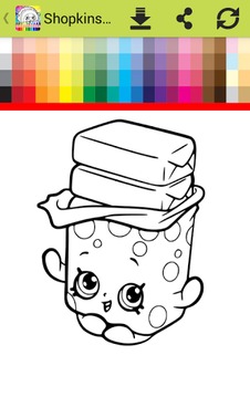 Coloring Book for Shopkins游戏截图2