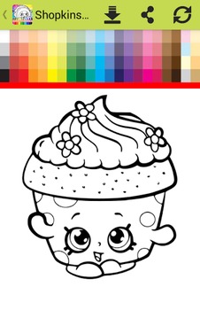 Coloring Book for Shopkins游戏截图3