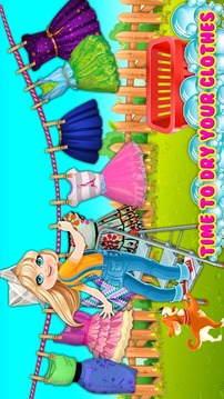 Kids Ironing & Laundry Cleanup游戏截图4