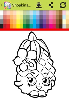 Coloring Book for Shopkins游戏截图4