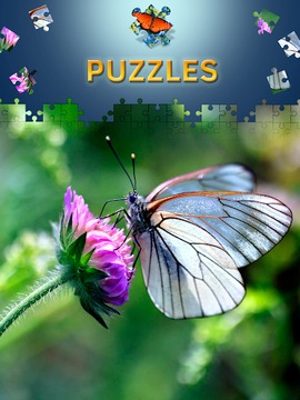 Butterfly Jigsaw Puzzles free游戏截图1