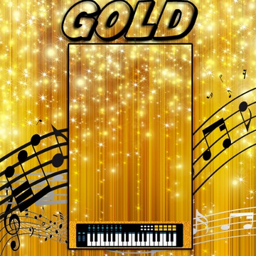 Tap The Piano Tiles gold Theme游戏截图2