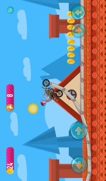 Peppy Pig Moto Bike游戏截图2