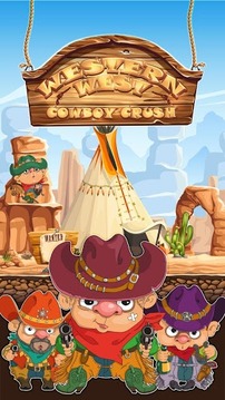 Cowboy Crush Western West游戏截图1