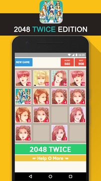 2048 TWICE KPop Game游戏截图3