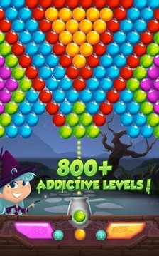 Bubble Shooter Halloween Witch游戏截图1