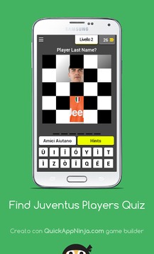 Find Juventus Players Quiz ⚽游戏截图3