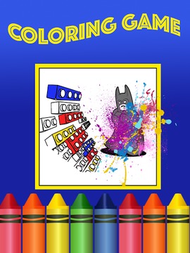 Coloring Superhero Game游戏截图1