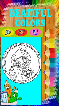 Coloring Page for Pirate游戏截图2