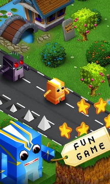 Subway Slugs Blocky Surf Dash游戏截图2