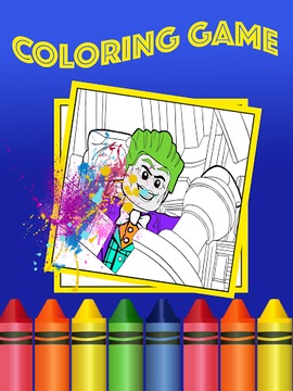 Coloring Superhero Game游戏截图2