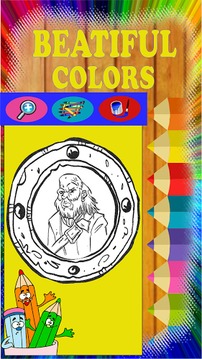 Coloring Page for Pirate游戏截图1