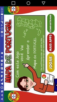 Jogo Mapa de Portugal游戏截图4