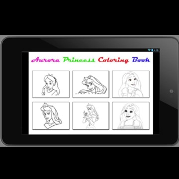 Aurora Princess Coloring BOOK.游戏截图1