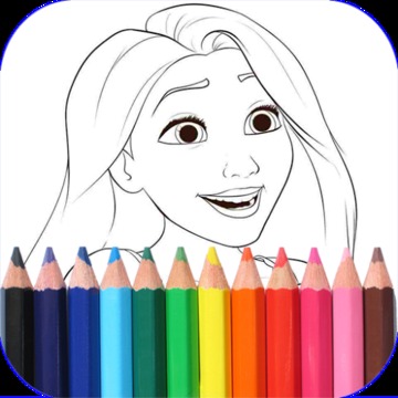 Aurora Princess Coloring BOOK.游戏截图2