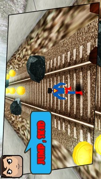 Subway Super Man Runner 3D游戏截图3