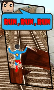 Subway Super Man Runner 3D游戏截图1