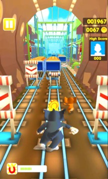 Subway jerry Surfer Tom游戏截图3