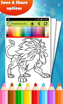 coloring poke for kids游戏截图4