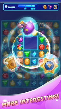 Gems Crush match 3 free Games游戏截图2