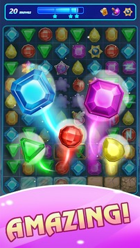 Gems Crush match 3 free Games游戏截图3