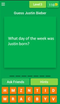 Guess Justin Bieber 2017游戏截图4