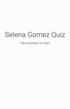 Selena Gomez Quiz游戏截图1