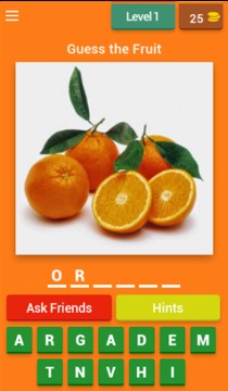 Fruits Name Quiz游戏截图1