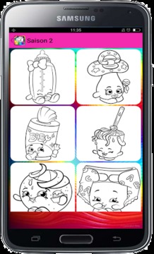 Coloring pages for Shopkins游戏截图5