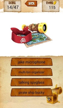 Jake The Pirates Toys Quiz游戏截图1