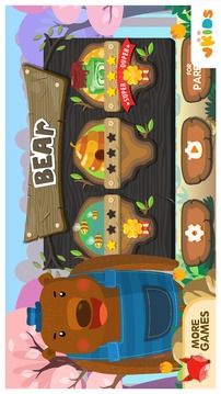 Kids Animal Game - The Bear游戏截图1