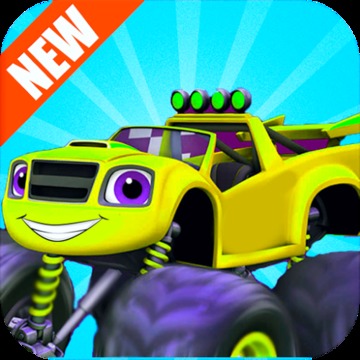 Blaze In Monster Truck Climb游戏截图2